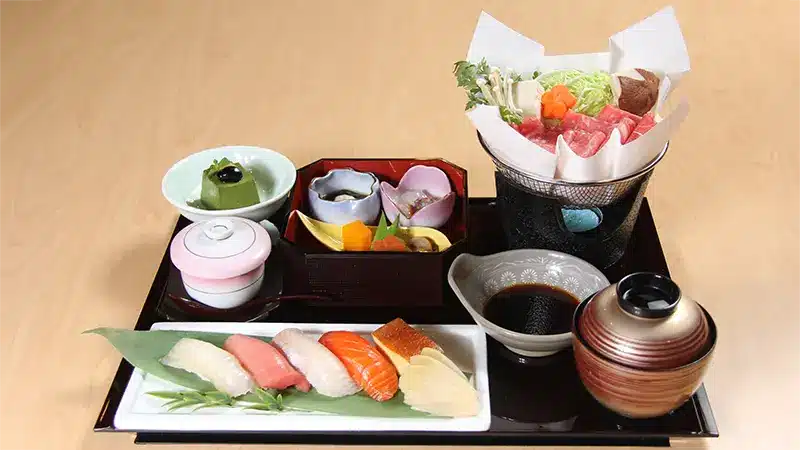 Sushi Shabu Shabu Gozen