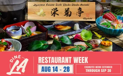 Eigikutei Extends Dine LA Menus Through September 30, 2026